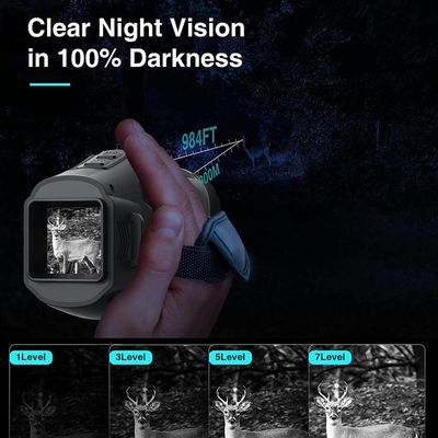 Red Low Light Digital Infrared Goggles Binoculars Hunting Night Vision