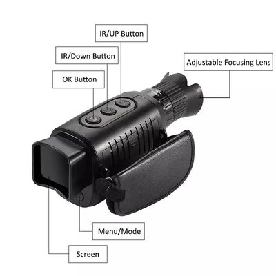 Hunting Night Vision Astronomy Binoculars  Infrared Optical 4X