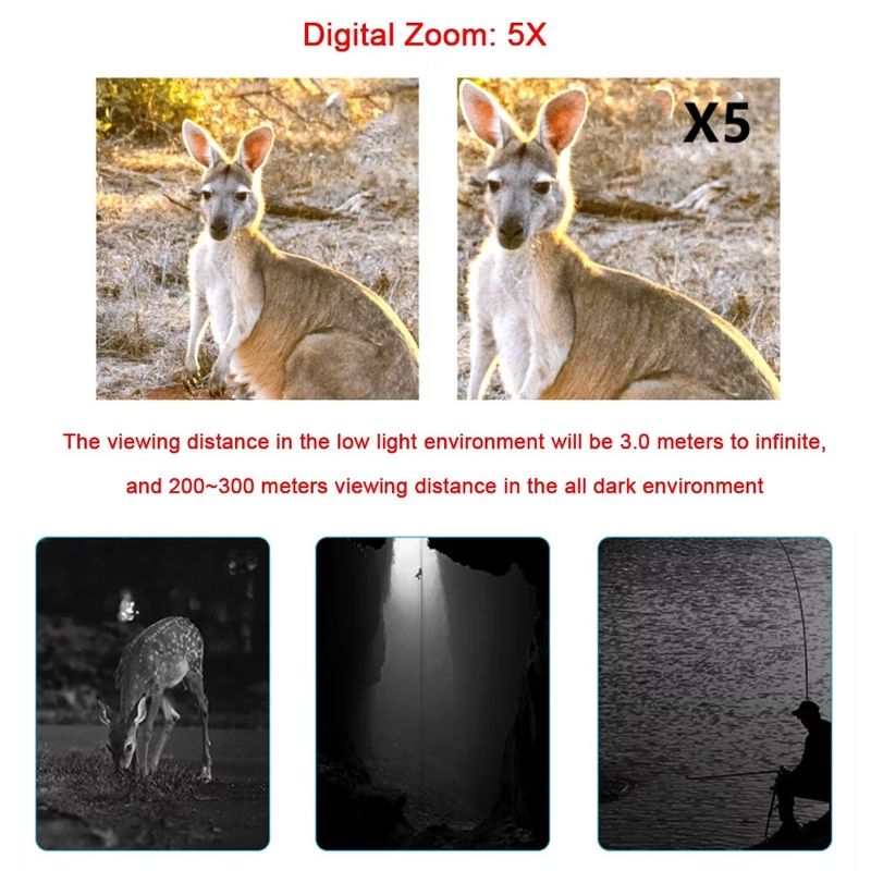 Outside Infrared Digital Telescope Goggles Thermal Imager For Hunting